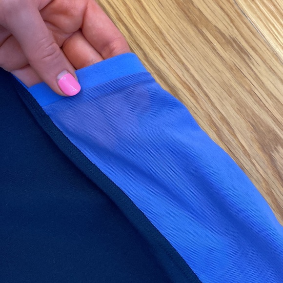 Fabletics PowerHold leggings blue and pink - Picture 5 of 6